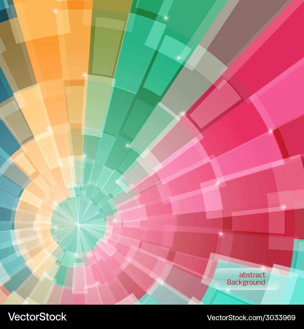 Abstract Colorful Circle Gradient Background vector image
