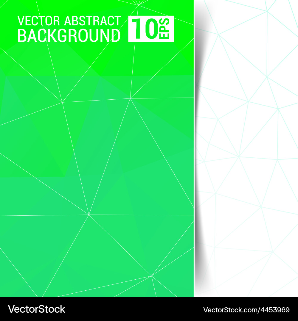 Abstract geometric background with triangular Vector Image