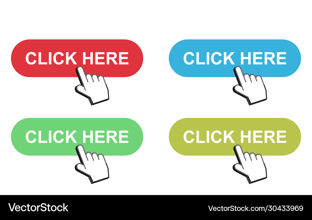 Click here button Click here button vector image