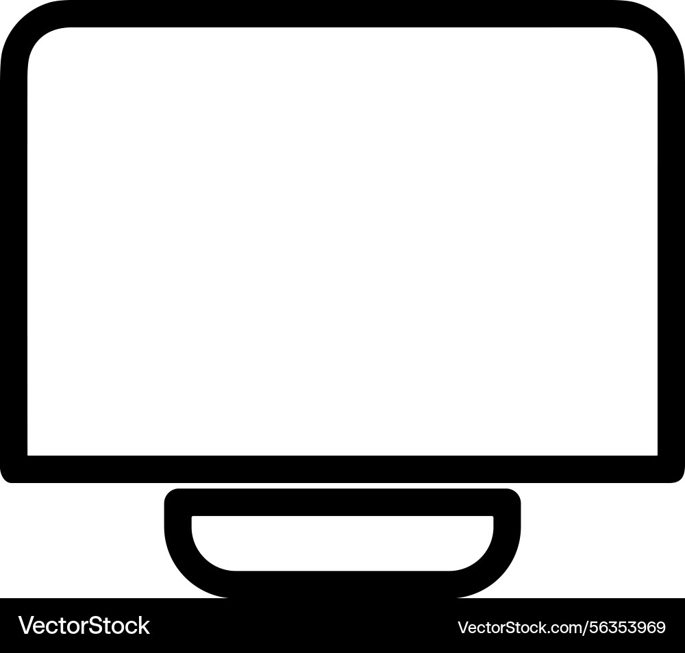 Computer icon symbol image Vector Image