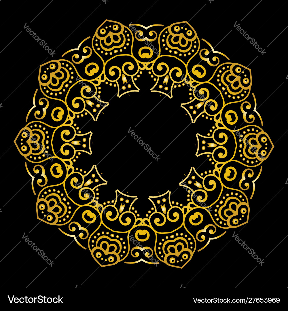 Mandala design elements collection image Vector Image