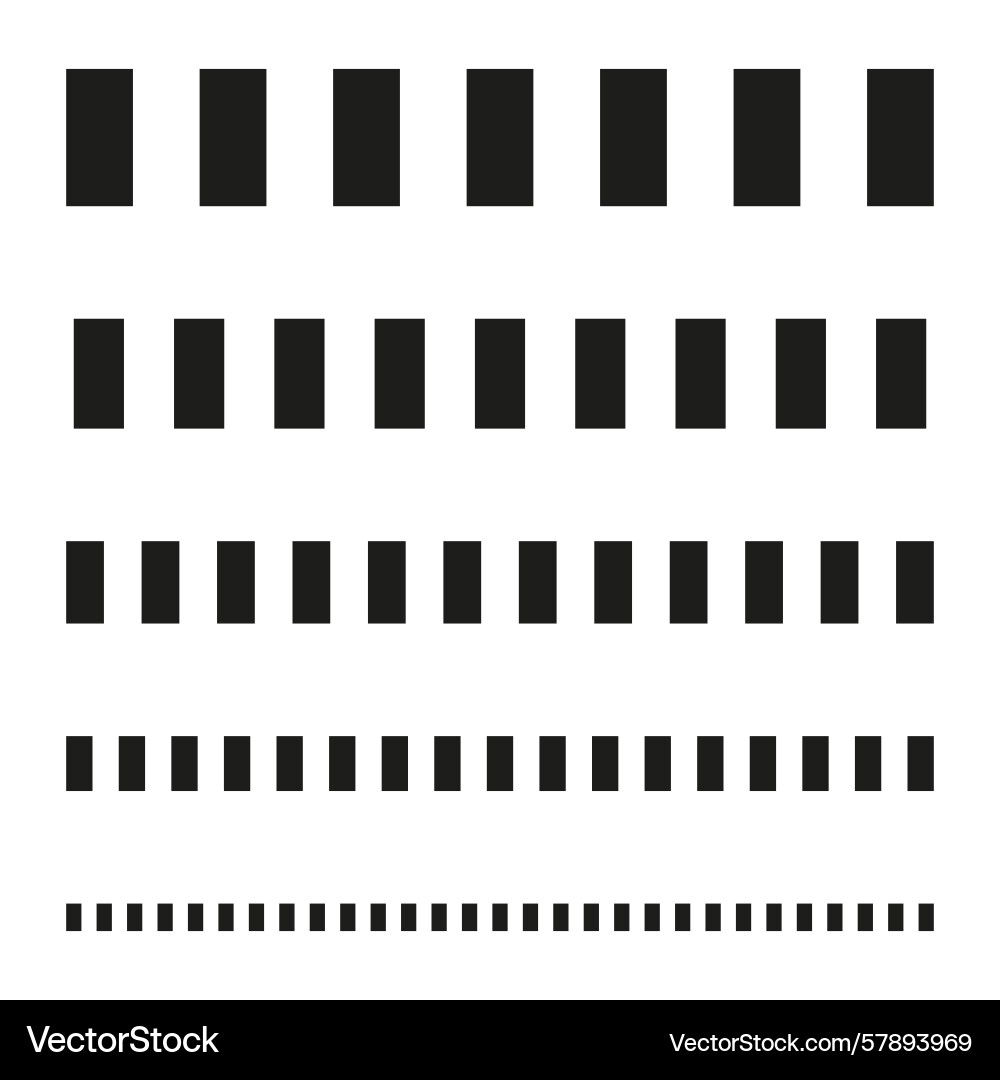Rectangle pattern collection geometric shape Rectangle pattern collection geometric shape vector image
