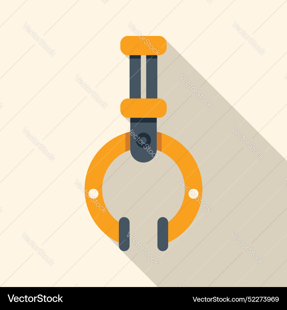Robotic arm gripper holding using artificial Vector Image