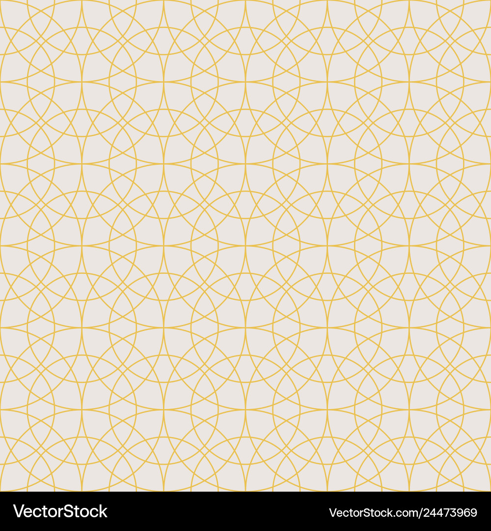 Seamless pattern of circular lines Vector Image