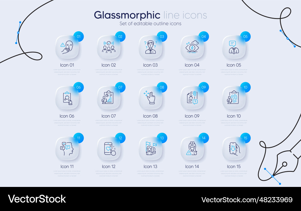 Set of move gesture messages and download app Set of move gesture messages and download app vector image