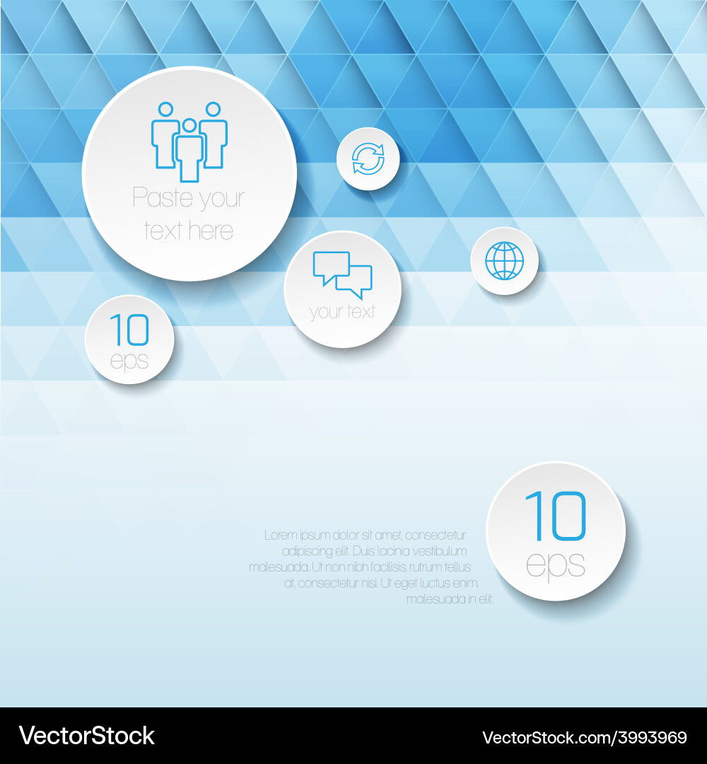 Triangular background Vector Image