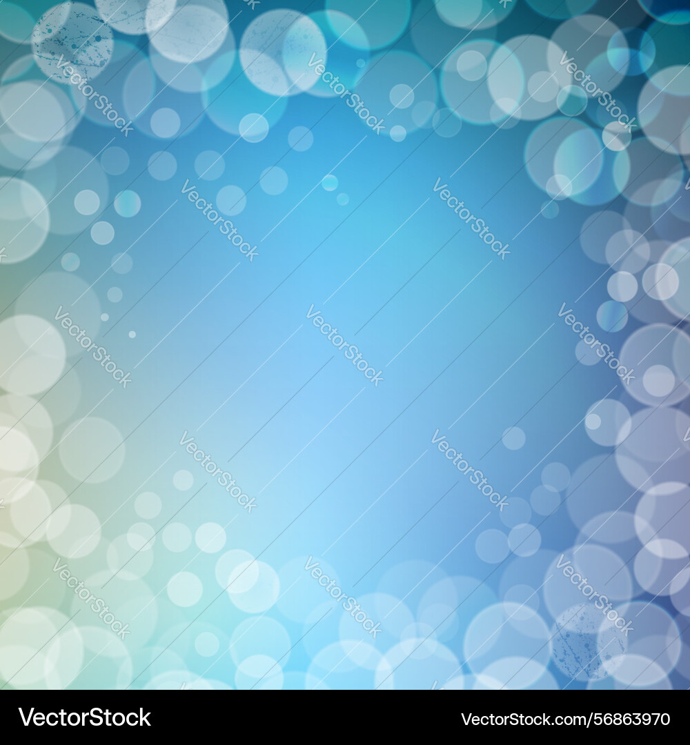 Abstract bokeh sparkles frame with blurred Abstract bokeh sparkles frame with blurred vector image
