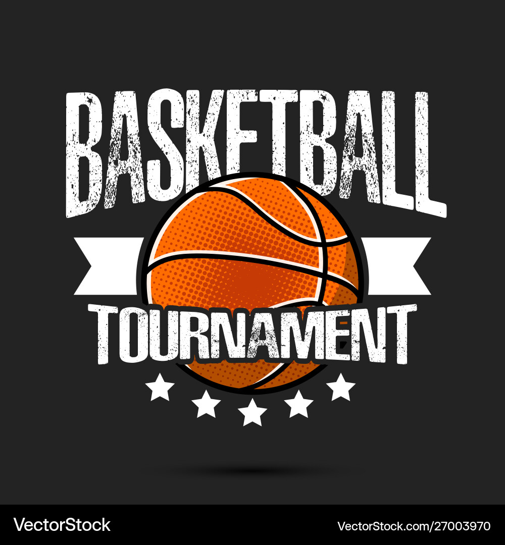 Basketball Logo Template Vector Image