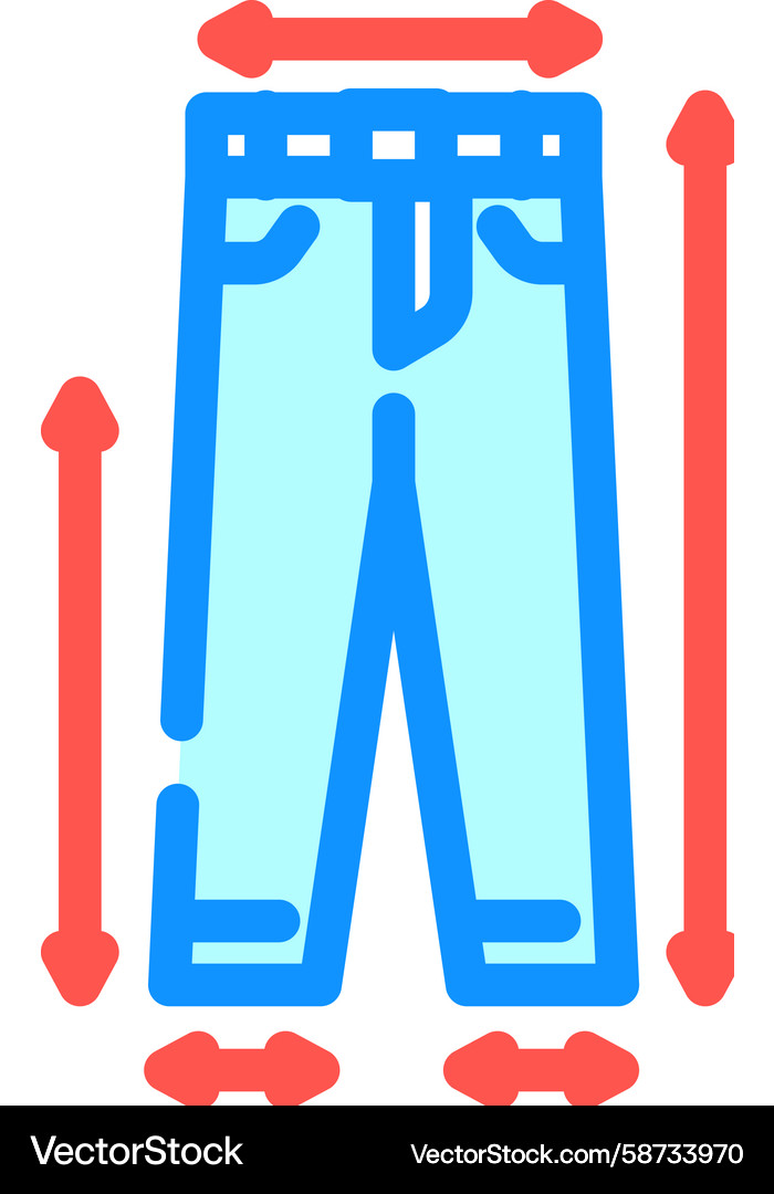 Custom Size Selection Icon Vector Image