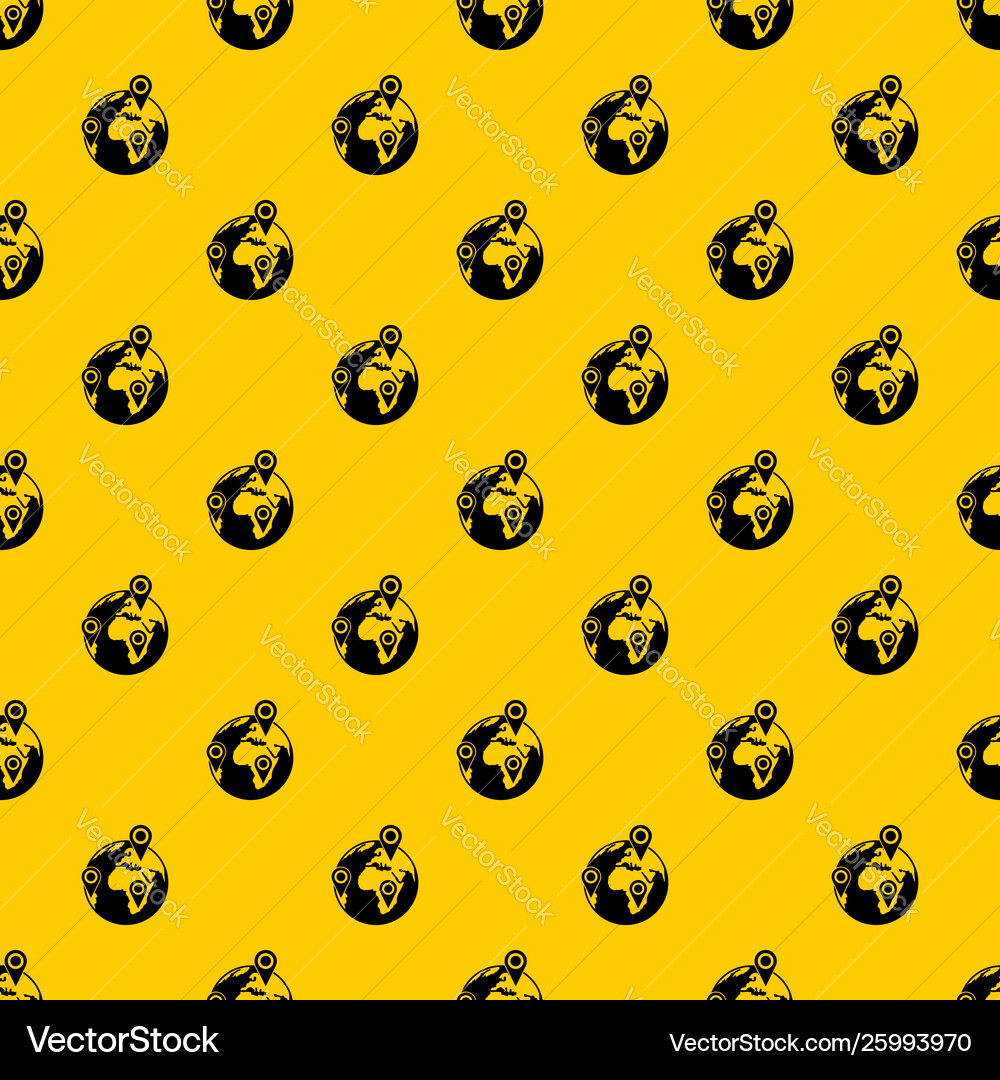 Globe network pattern Globe network pattern Vector Image