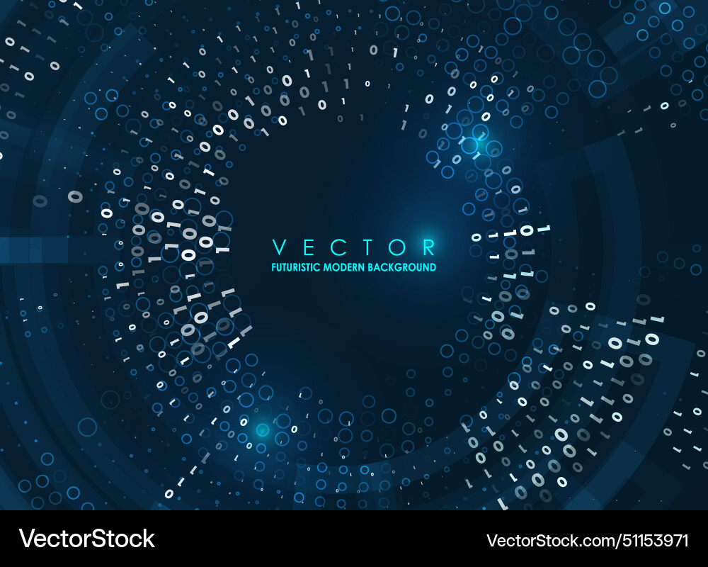 Abstract big data visualization Abstract big data visualization vector image