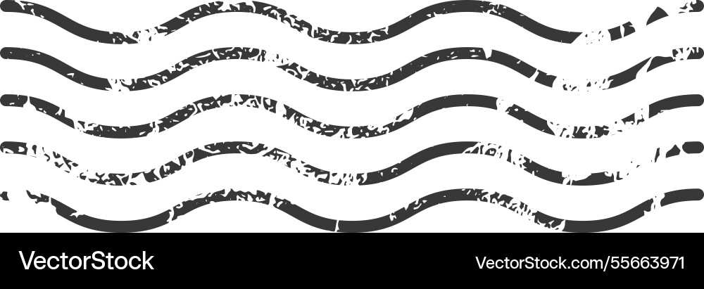 Grungy schwarz wavy Stornozeichen Linien Grungy schwarz wavy Stornozeichen Linien vektorbild