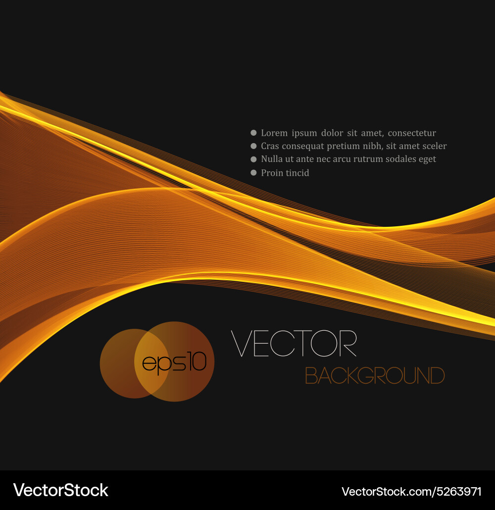 Smooth wave stream line abstract header layout vector image