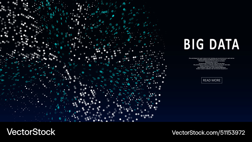 Abstract big data visualization Abstract big data visualization vector image
