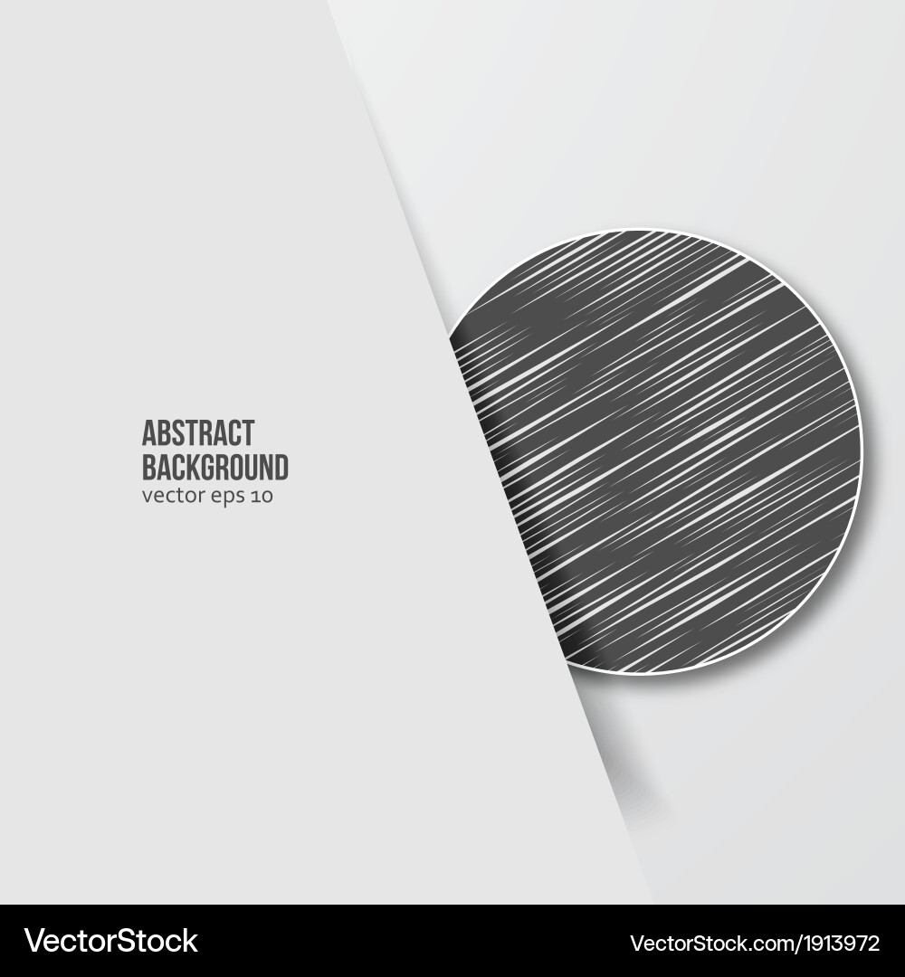 Drawn circle abstract background pattern Vector Image