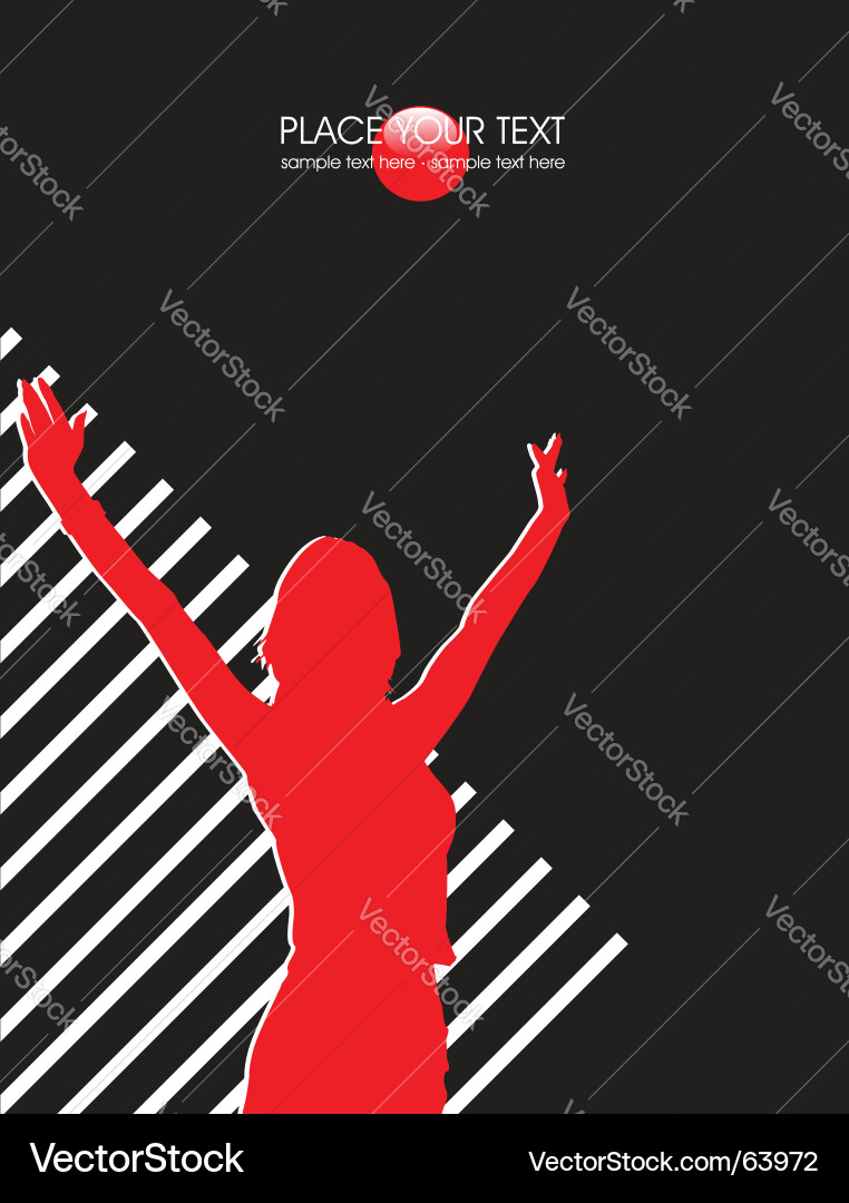 Dynamic Party Lines vector image
