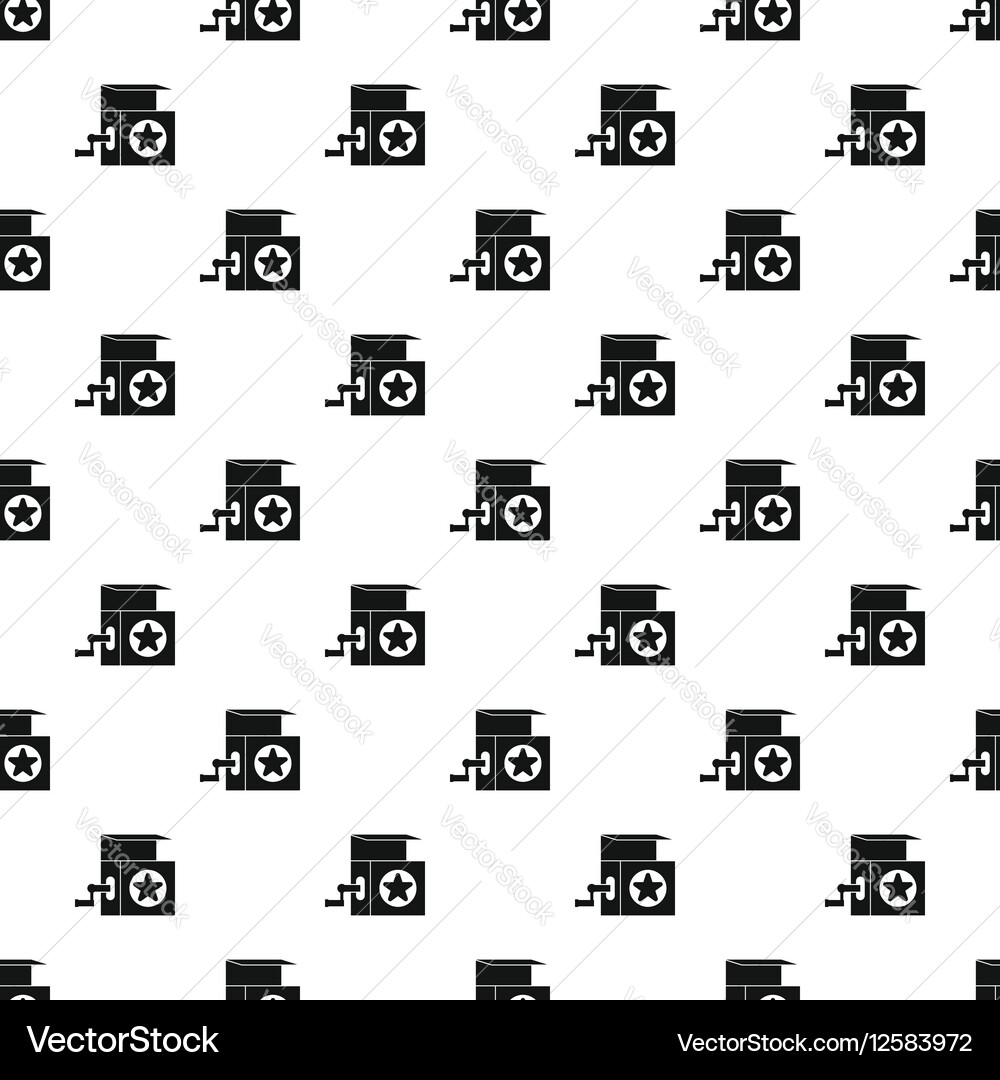 Jack in the box toy pattern simple style vector image
