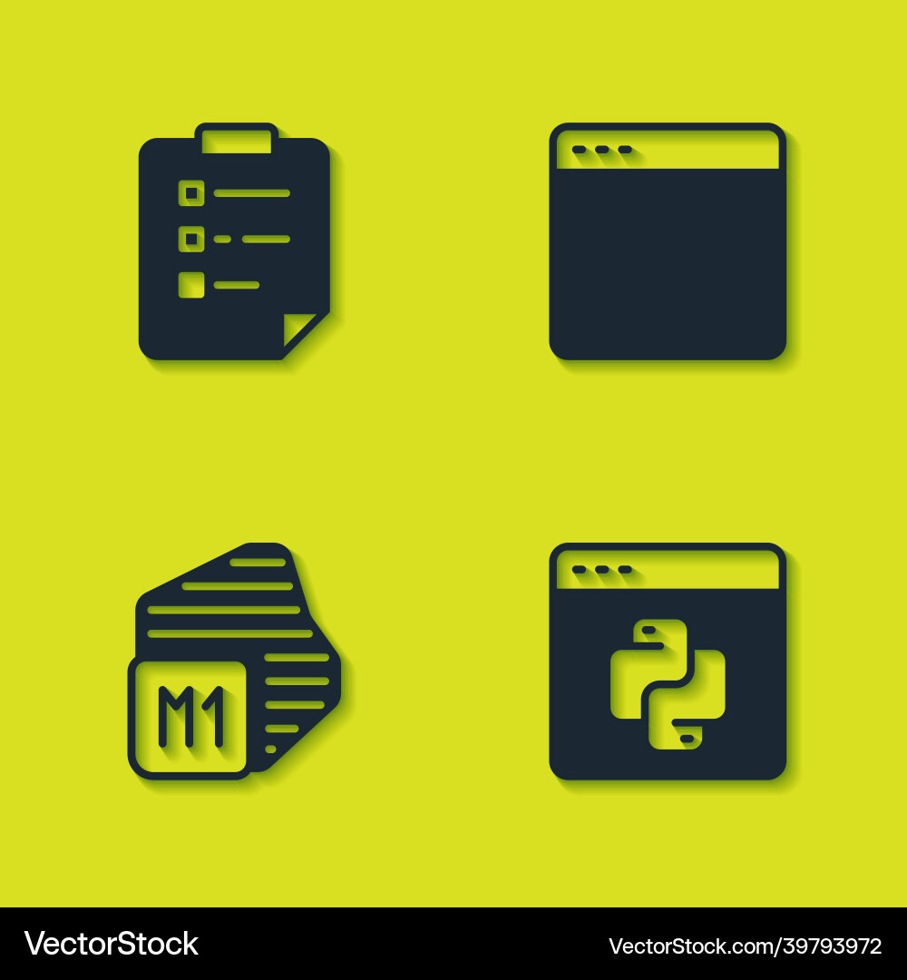 Set clipboard with checklist python programming Set clipboard with checklist python programming vector image