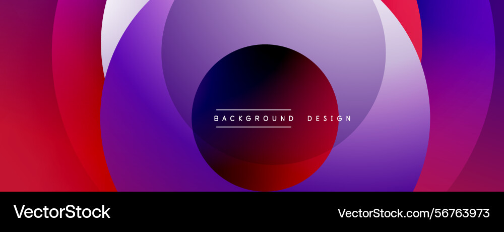 Abstract circles overlap creating vibrant Abstract circles overlap creating vibrant Vector Image