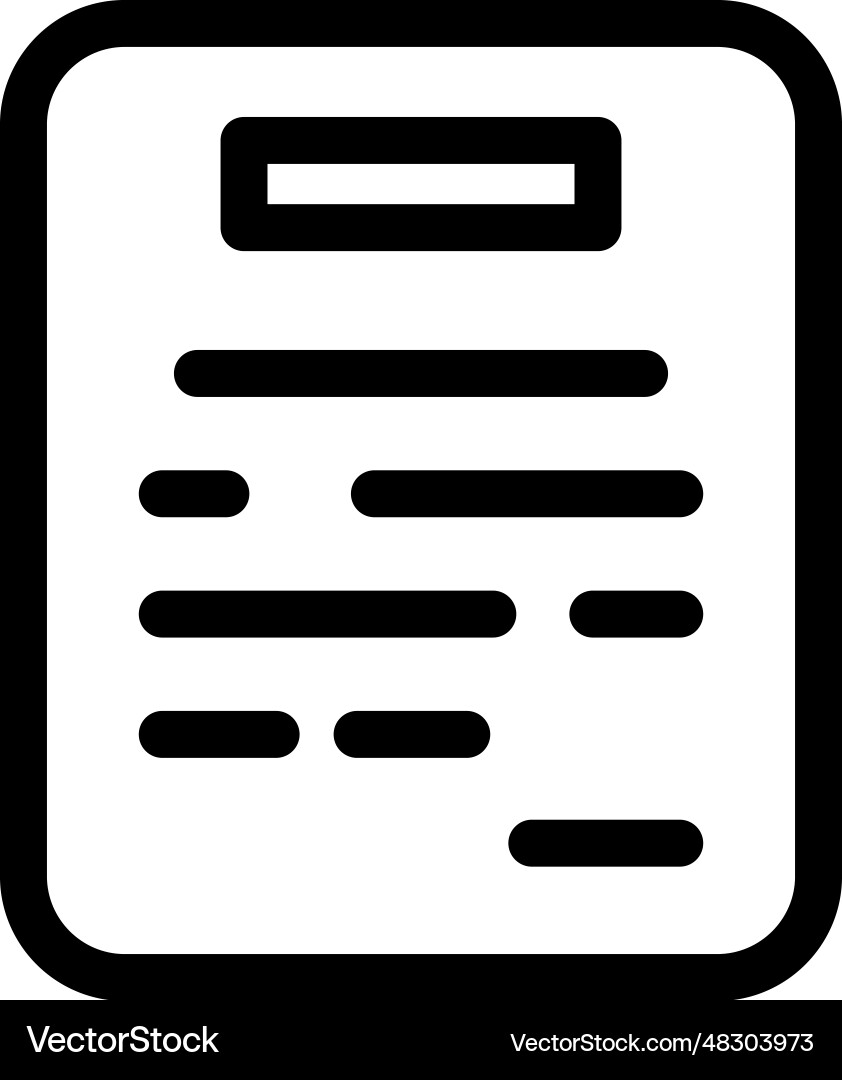 Contract icon Contract icon Vector Image