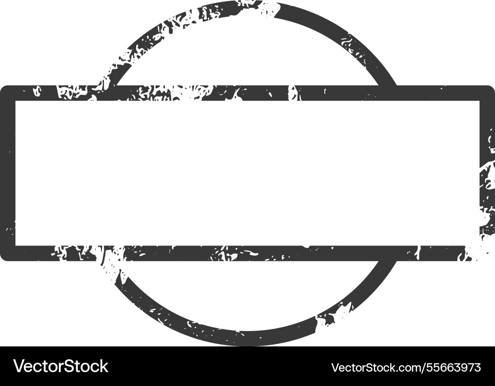 Grunge semicircular and rectangular shapes Grunge semicircular and rectangular shapes vector image