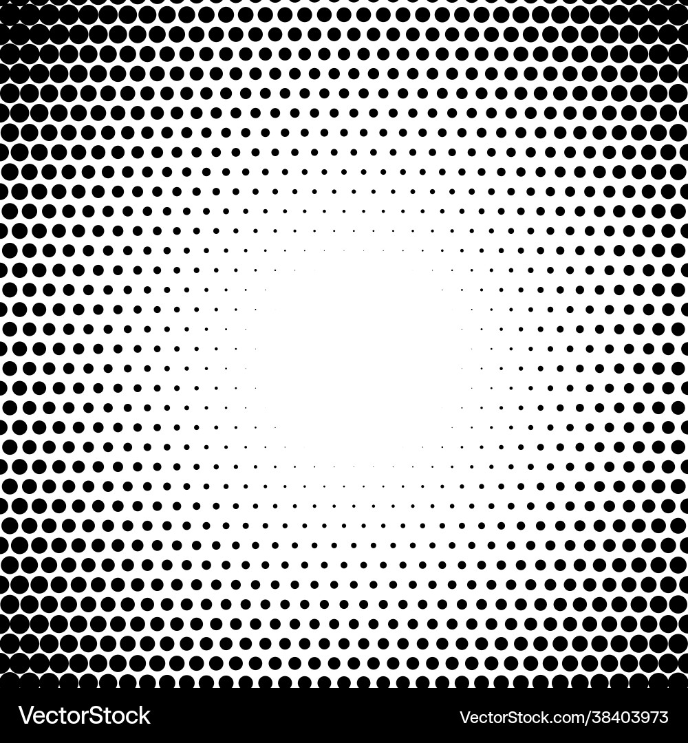 Halftone Dots Fade Pattern vector image