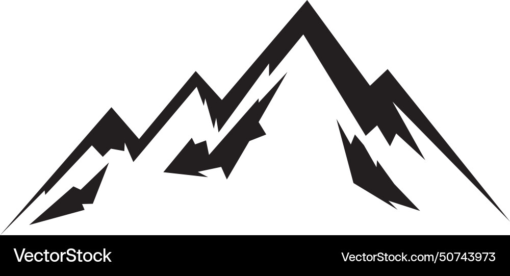 High mountain icon logo business template High mountain icon logo business template vector image