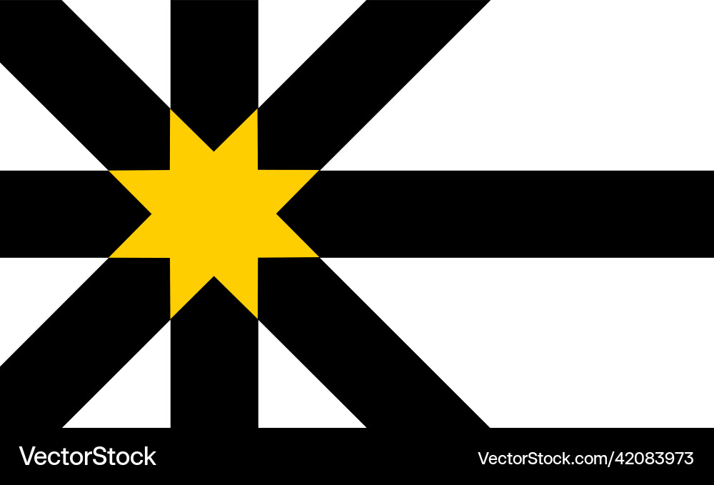 Sutherland flag isolated Vector Image
