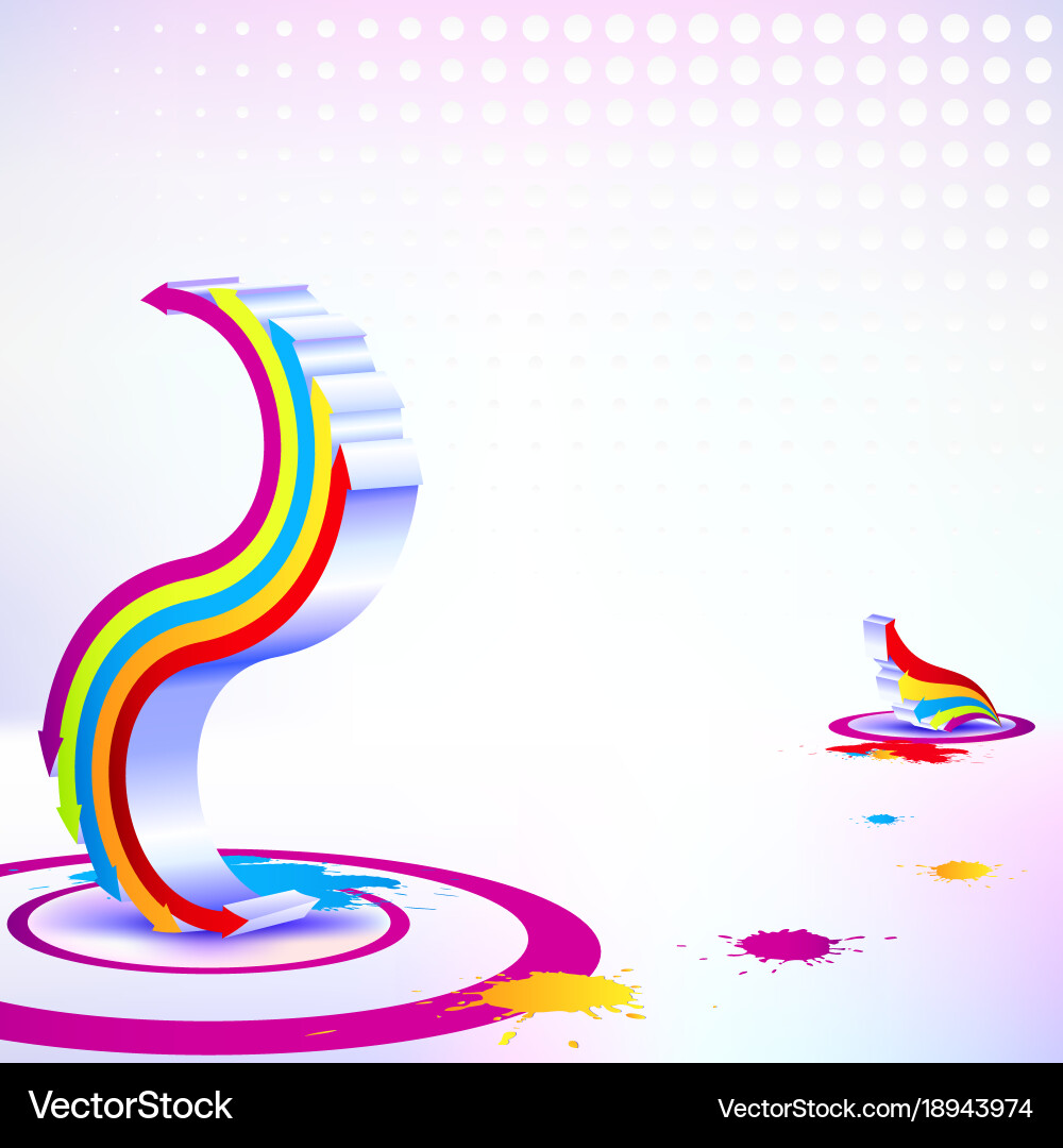 Abstract arrow background element design business vector image