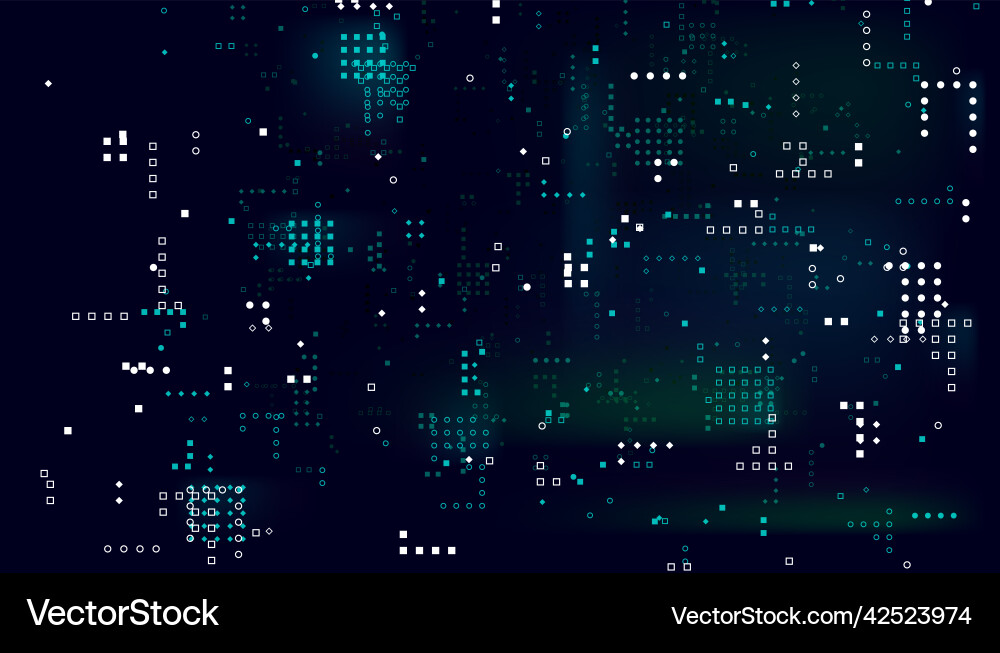 Abstract grunge grid polka dot background pattern Vector Image