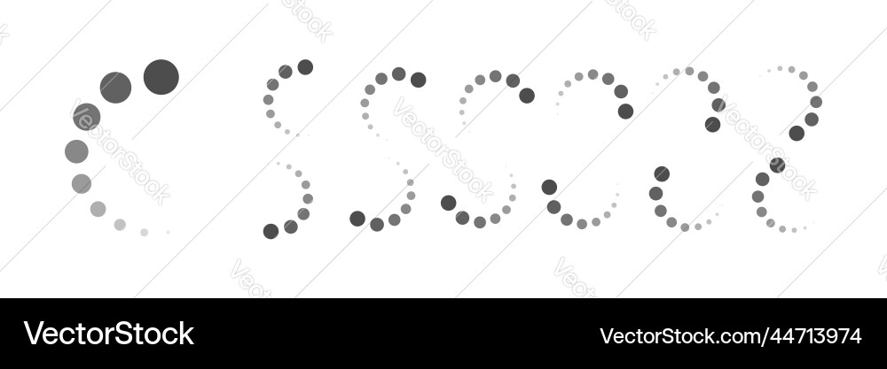 Circular Loading-Puffering-Symbole Circular Loading-Puffering-Symbole vektorbild
