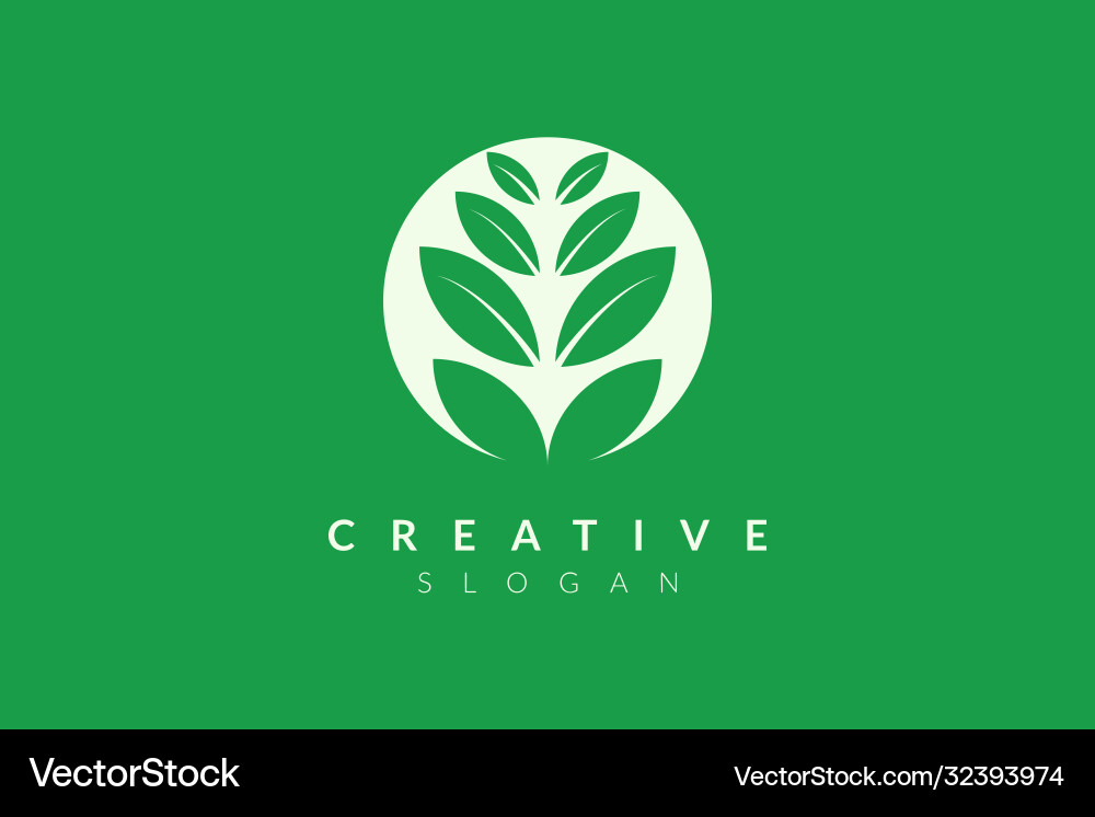 Design leaf various abstract shape minimalist Design leaf various abstract shape minimalist vector image