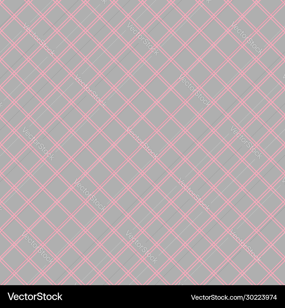 Gray Diagonal Grid Pattern vector image