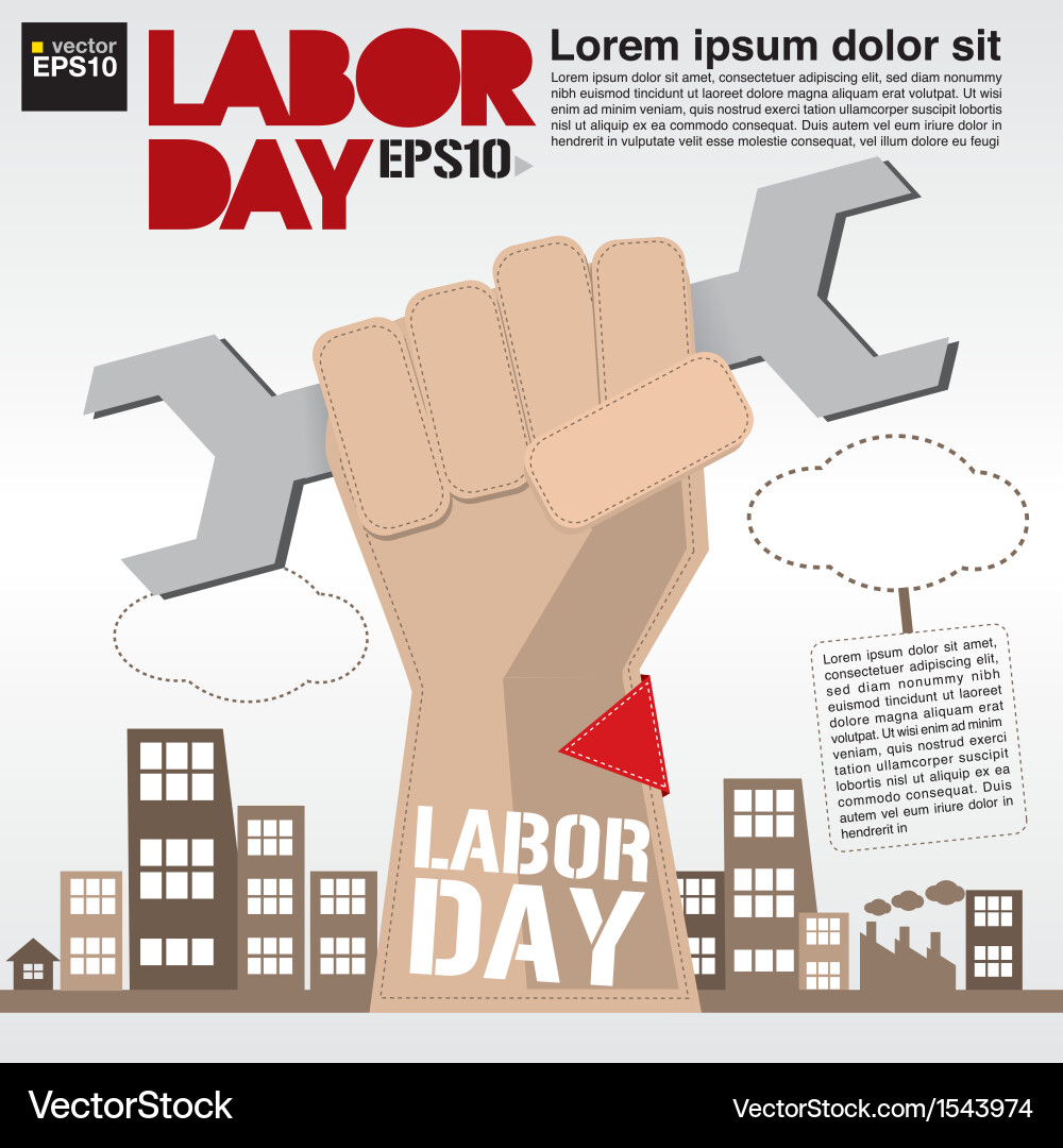 Labor Day Celebration Concept Vector Image