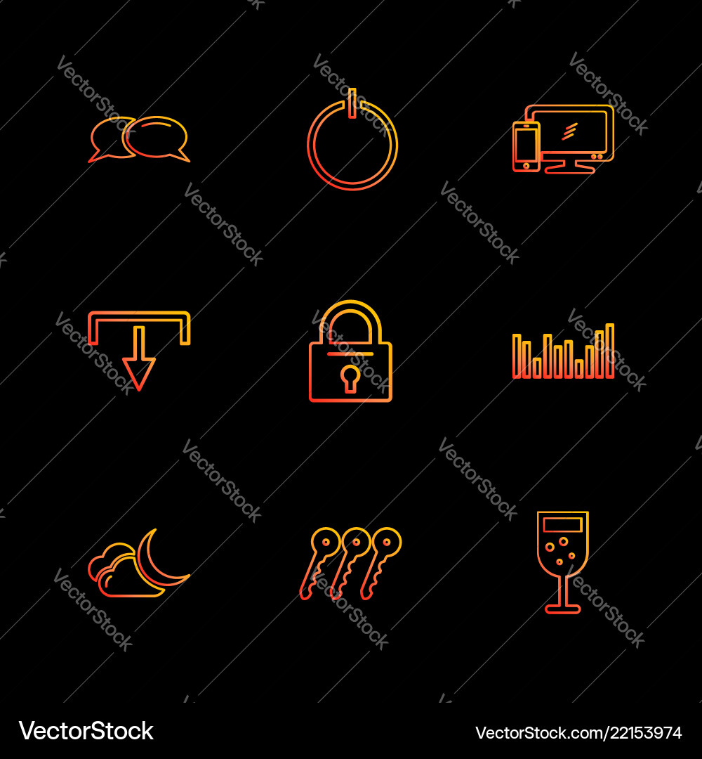 Multimedia camera user interface technology Vector Image