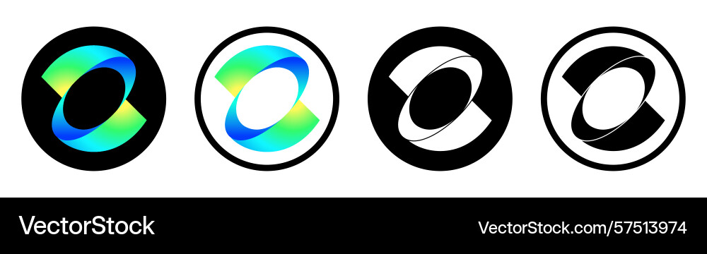 Set of round different kling ai mobile app icons Set of round different kling ai mobile app icons vector image