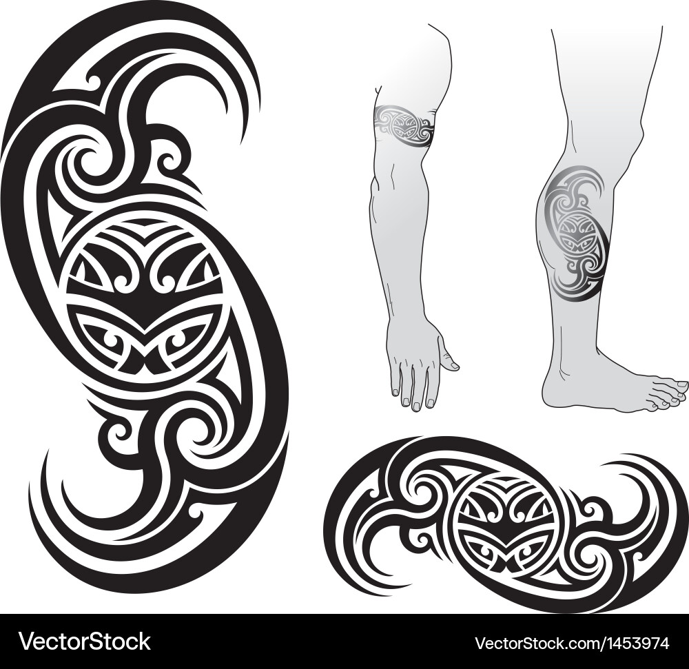Tattoo Polynesian Taniwha Vector Images (66)