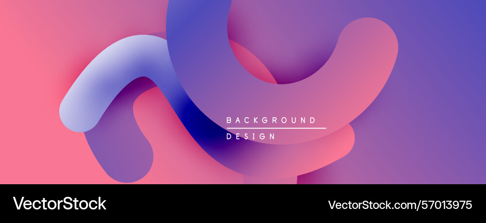 Abstract fluid shapes overlap creating vibrant Abstract fluid shapes overlap creating vibrant vector image
