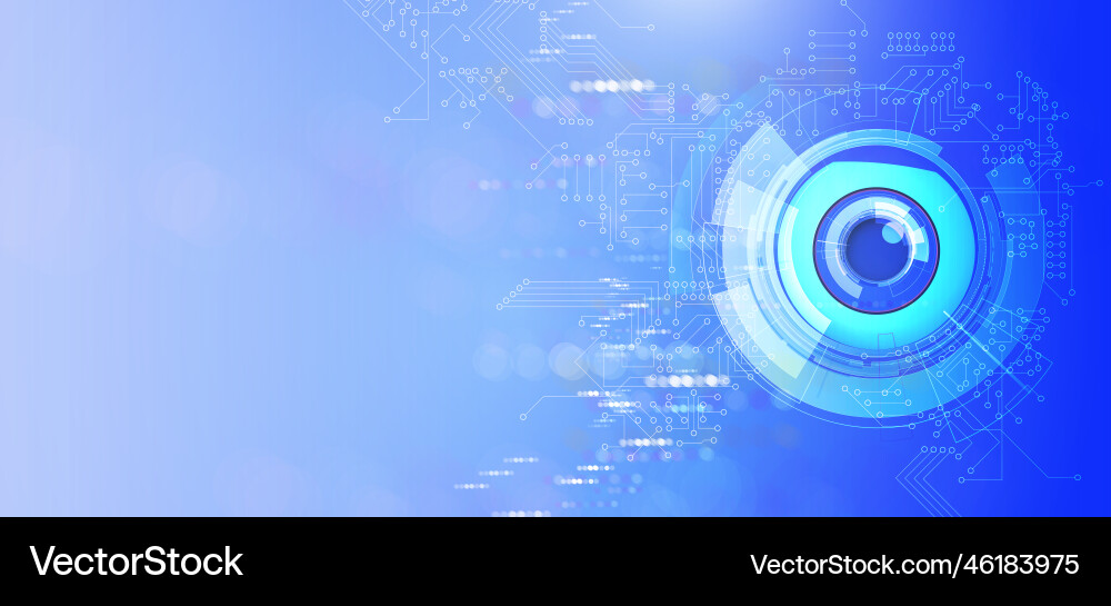 Artificial intelligence technology web background Artificial intelligence technology web background vector image