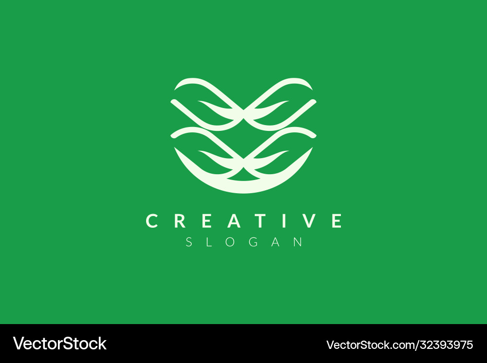 Design leaf various abstract shape minimalist Design leaf various abstract shape minimalist vector image