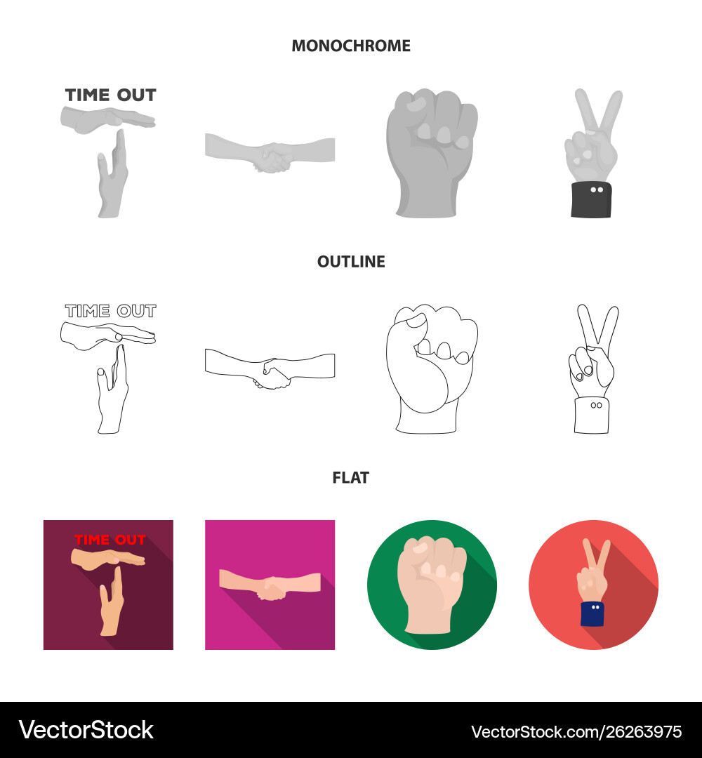 Isolated object animated and thumb icon set Vector Image