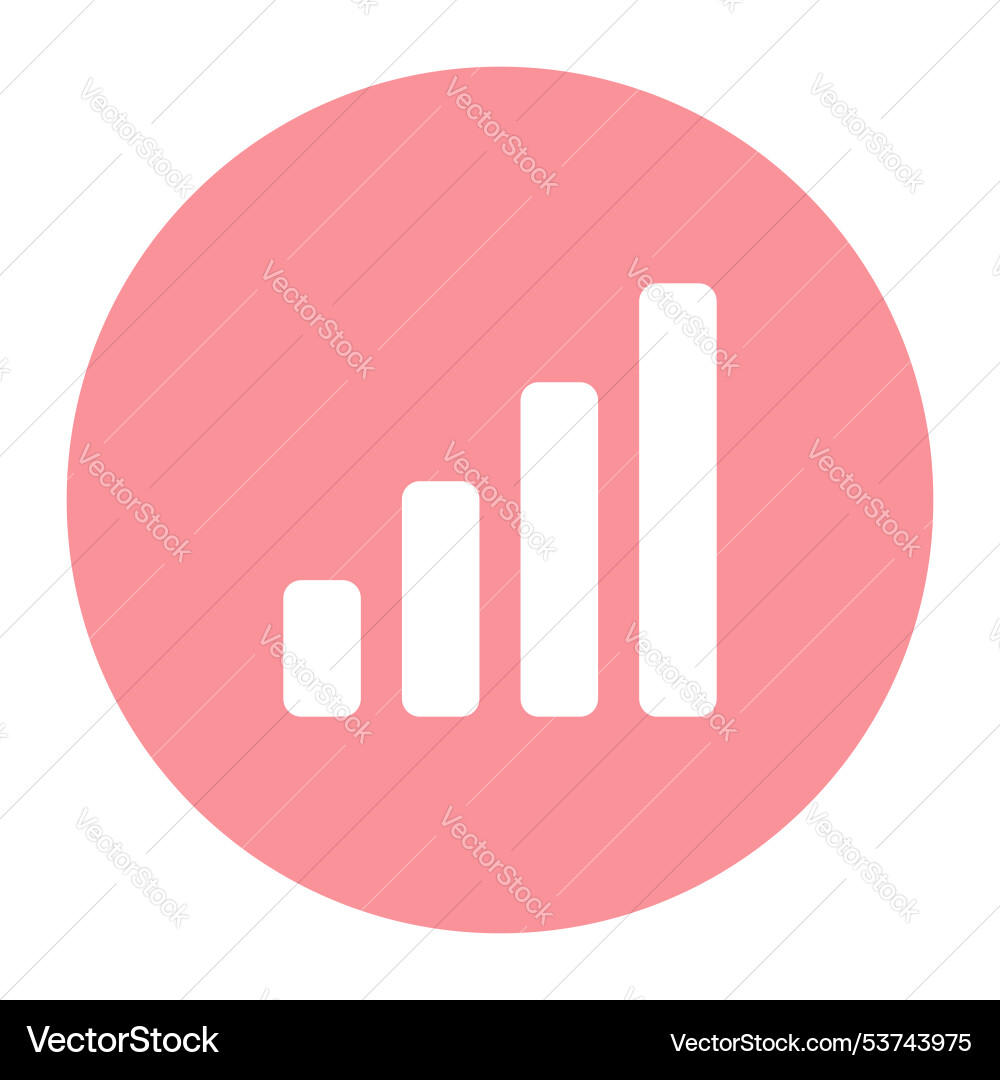 Mobile signals icon design in solid style user Vector Image