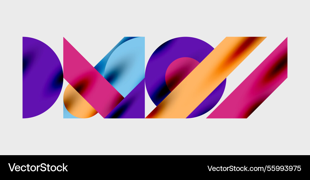 Modern abstract background featuring circles Vector Image