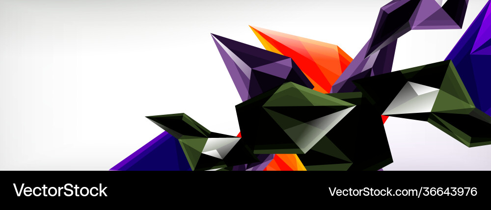 3d triangles and pyramids abstract 3d triangles and pyramids abstract vector image