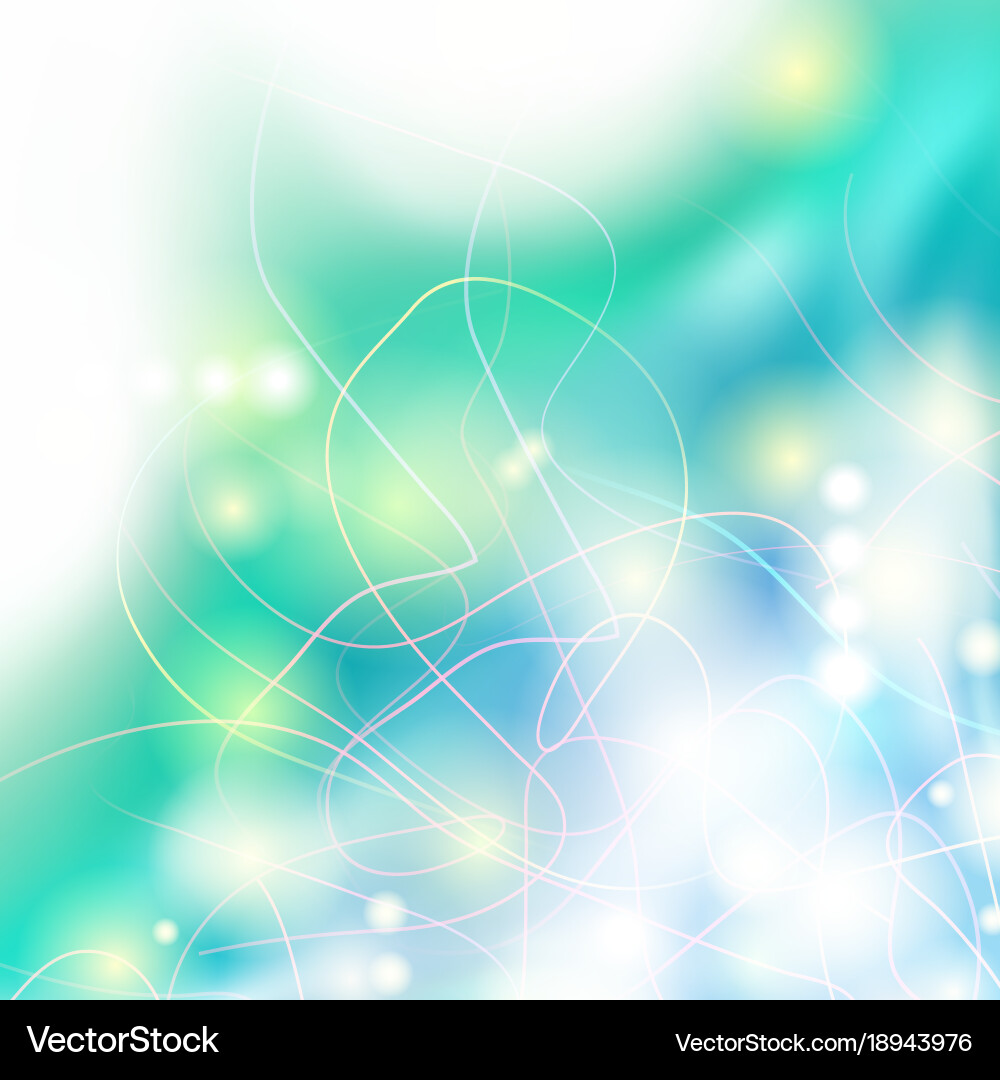 Abstract defocused bokeh lights background Vector Image