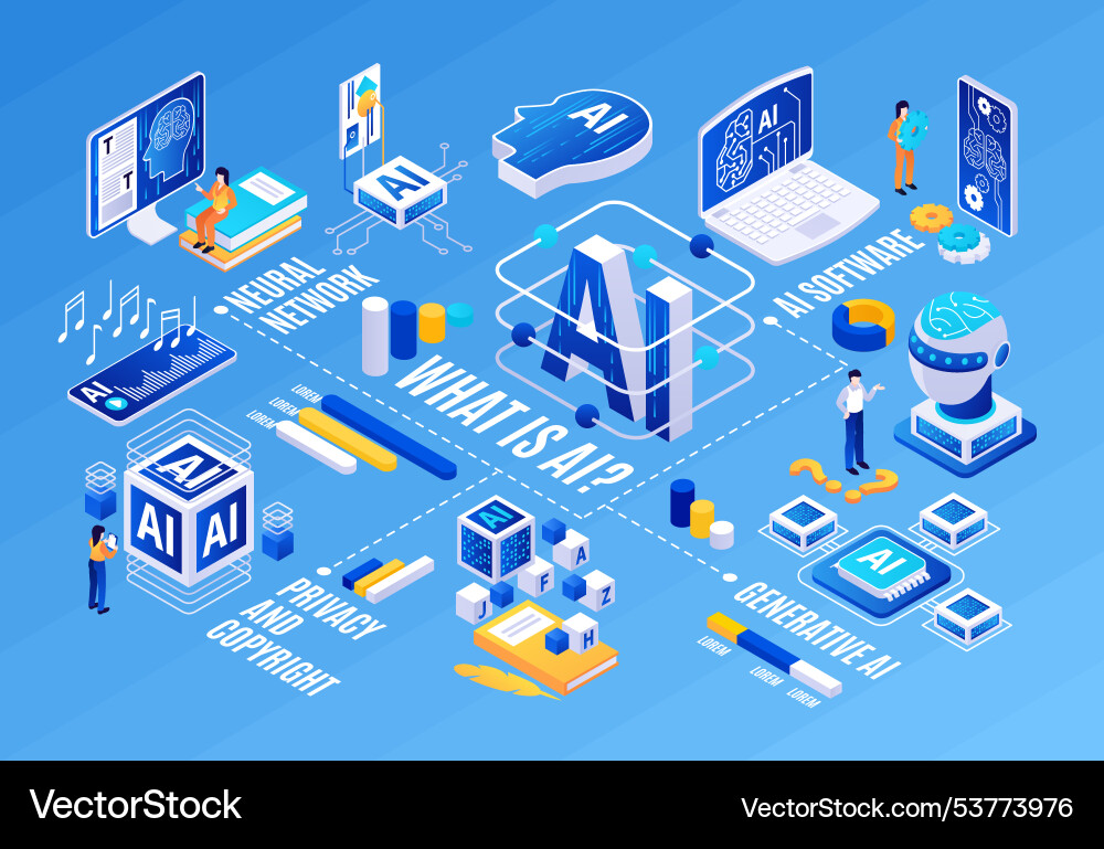 Artificial Intelligence Concepts vector image