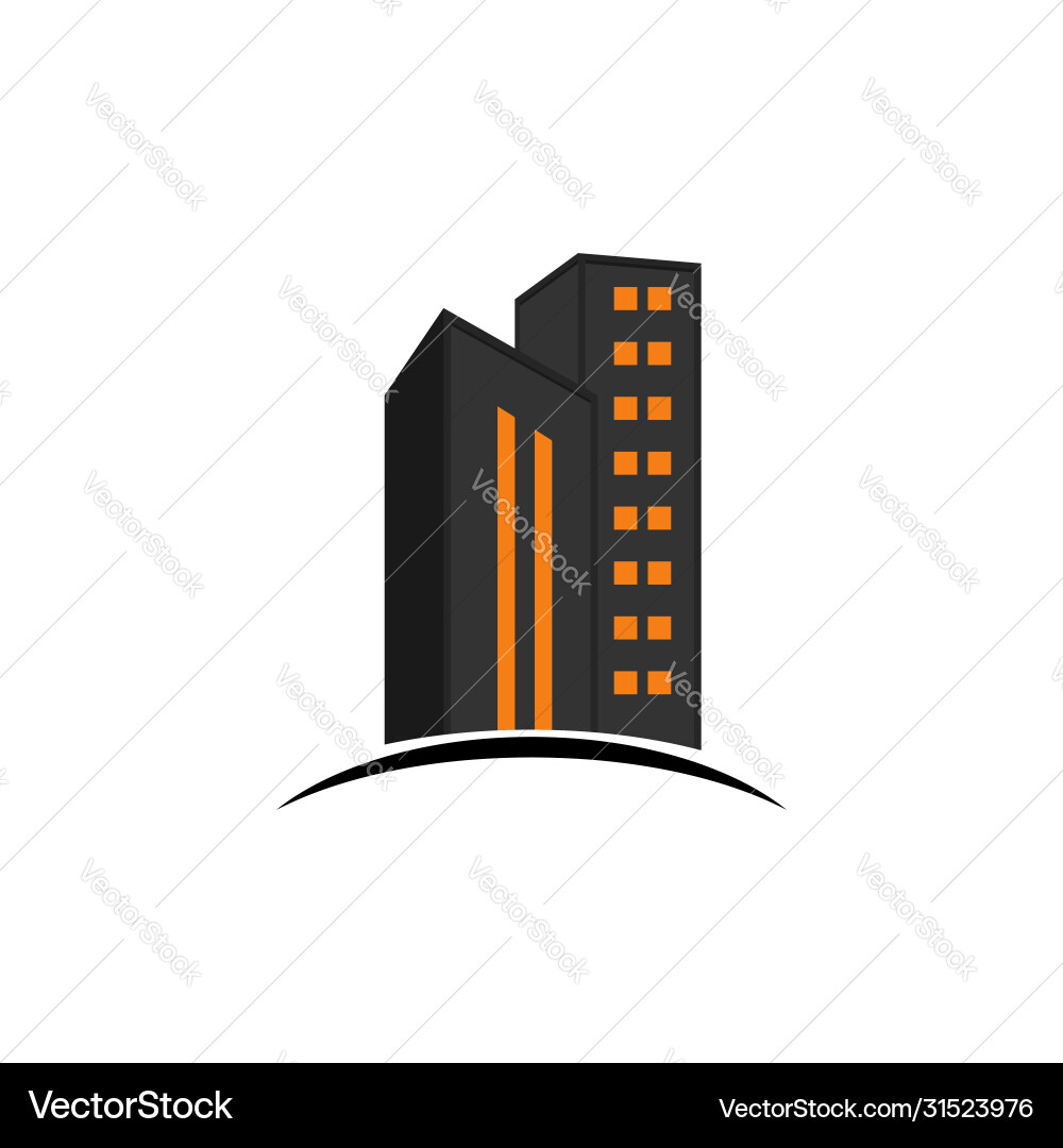 Building design template Building design template vector image