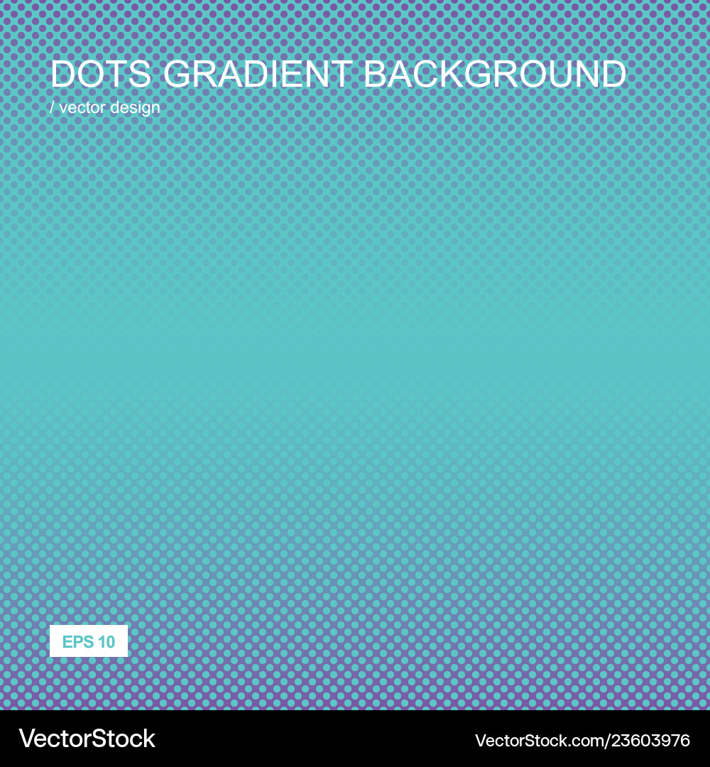 Color gradient halftone background dots texture Vector Image