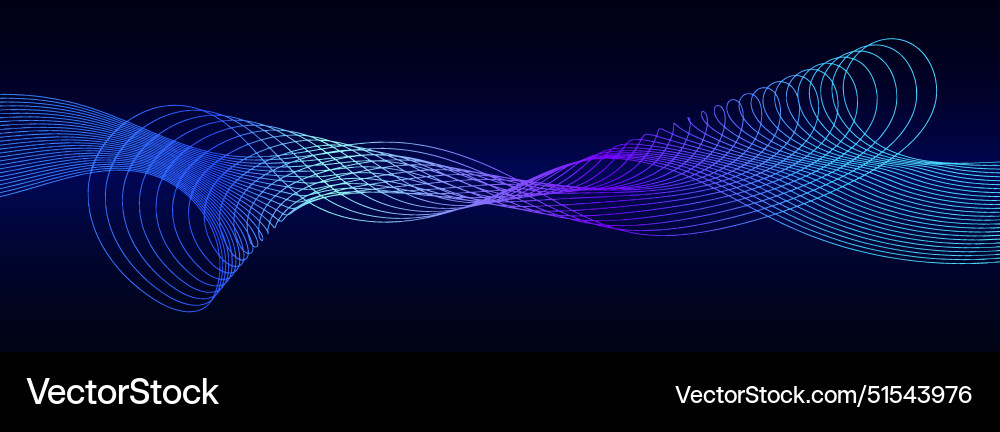 Shapes created with lines in the space Shapes created with lines in the space Vector Image
