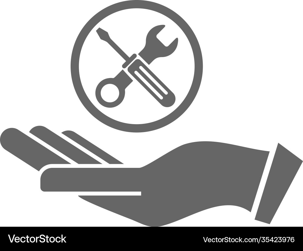 Technical icon engineering simple template Technical icon engineering simple template Vector Image